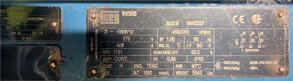 Unused Outotec 2.7m X 4.1m (8.6' X 13.5') Rod Mill, 450 Hp (336 Kw) Motor)